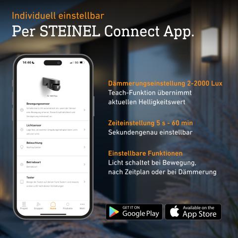 STEINEL IS 180 Flex Connect schwarz